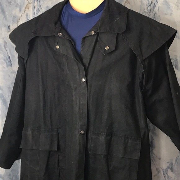 Original Australian Stockman Oil Coat Ranch coat cosplay period play - Picture 11 of 16